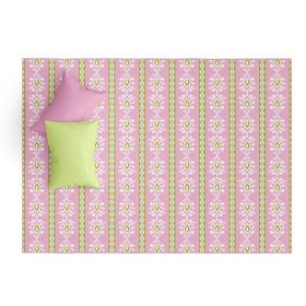 Rosemary Stripe Pink Floor Mat