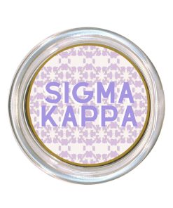 Sigma Kappa Glass Coaster