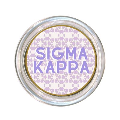 Sigma Kappa Glass Coaster