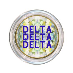 Tri Delt Glass Coaster