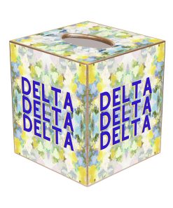Tri Delt Tissue Box Cover