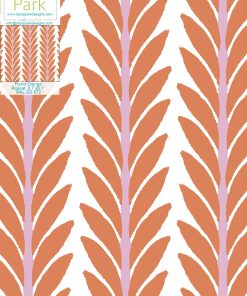 Frond Orange Wallpaper