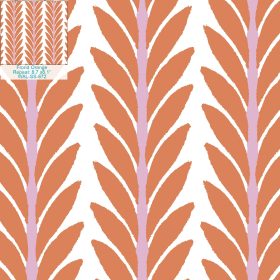 Frond Orange Wallpaper