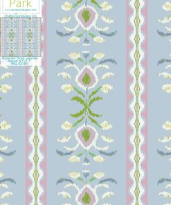 Rosemary Stripe Lavender Wallpaper