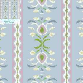 Rosemary Stripe Lavender Wallpaper