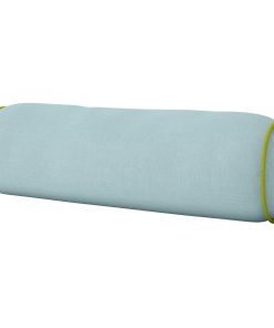 Blue/Green Two-Toned Round Bolster Pillow