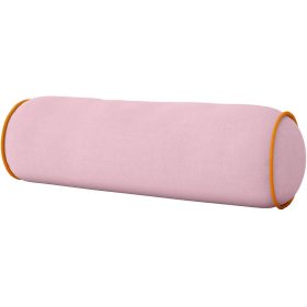 Pink/Orange Two-Toned Round Bolster Pillow