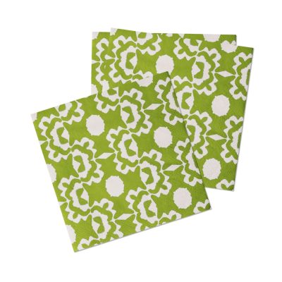Aspen Green Cocktail Napkins