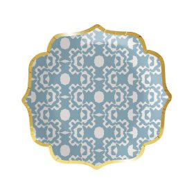 Aspen French Blue Cocktail Plates