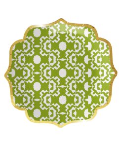 Aspen Green Cocktail Plates