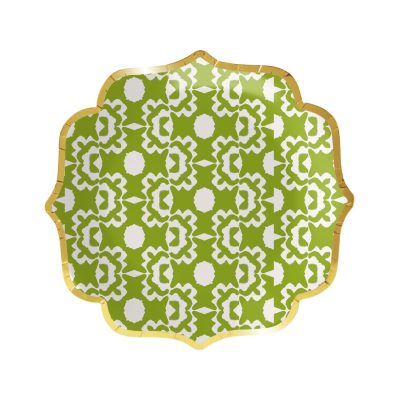 Aspen Green Cocktail Plates