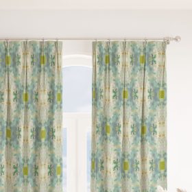 Coral Bay Green Curtain Panel