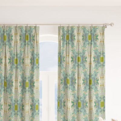 Coral Bay Green Curtain Panel