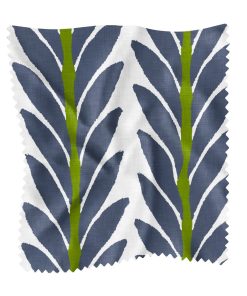 Frond Indigo Fabric by the Yard