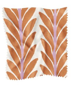 Frond Orange Fabric by the Yard