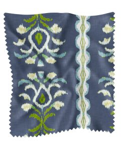 Rosemary Stripe Indigo Fabric by the Yard