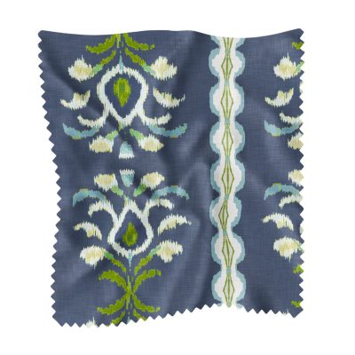 Rosemary Stripe Indigo Fabric by the Yard