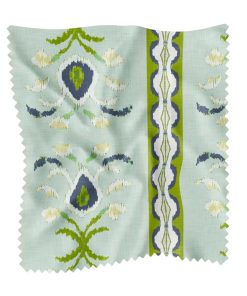 Rosemary Stripe Lagoon Fabric by the Yard