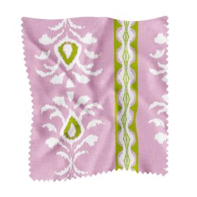 Rosemary Stripe Pink Fabric by the Yard