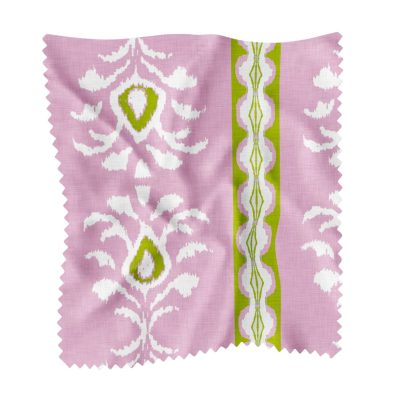 Rosemary Stripe Pink Sample Swatch