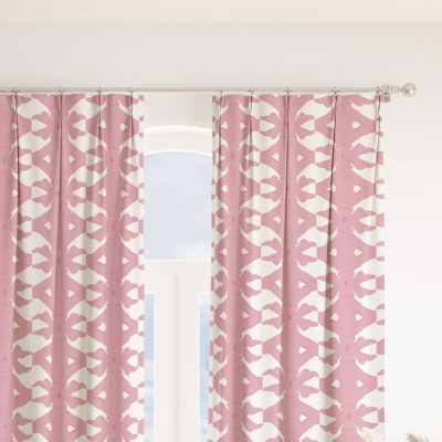 Palm Rose Curtain Panel