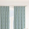 Rosemary Stripe French Blue Curtain Panel