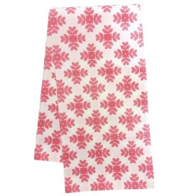 Brushstrokes Pink Tea Towel