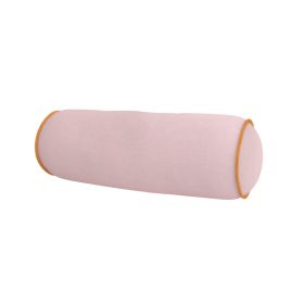 Blush Pink Velvet Bolster Pillow