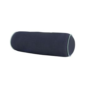 Cobalt Blue Velvet Bolster Pillow